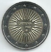 Lituania - 2 Euro 2025 (Km# ..) Defesa