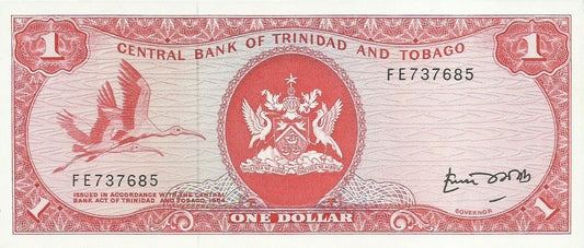 Trinidade Tobago - 1 Dolar 1985 (# 36a)