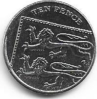 Inglaterra - 10 Pence 2015 (Km# 1110d)