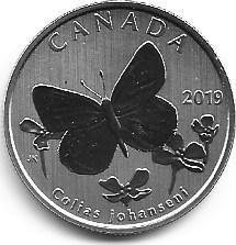 Canada - 50 Centimos 2019 (Km# 2744) Johansen' s Sulphur