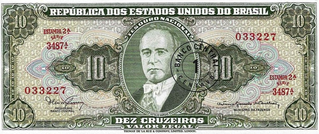 Brasil - 1 Centavo 1967 (# 183a)