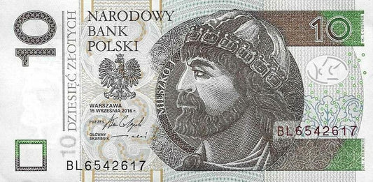 Polonia - 10 Zlotych 2016 (# 183b)