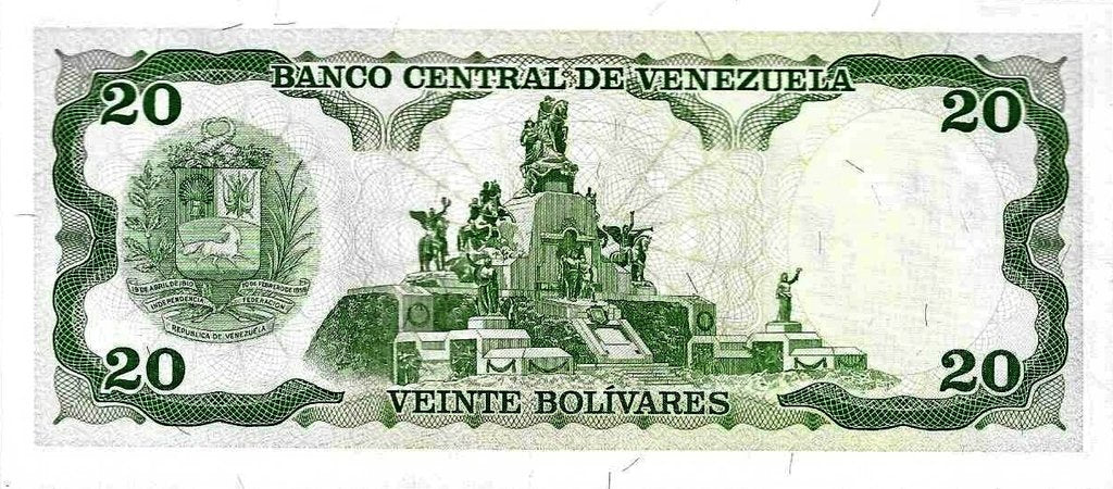 Venezuela - 20 Bolivares 1998 (# 63f)