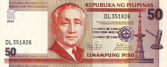 Filipinas - 50 Piso 2012 (# 193d)