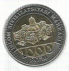 Uzebequistão - 1000 Som 2022 (Km# 40)