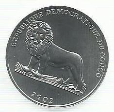 Congo - 50 centimos 2002 (Km# 75) Jogador