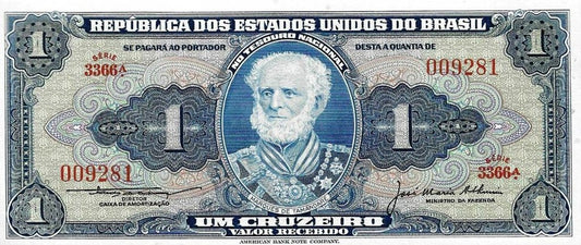 Brasil - 1 Cruzeiro 1956 (# 150c)