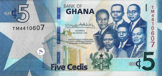 Gana - 5 Cedis 2019 (# 38g)