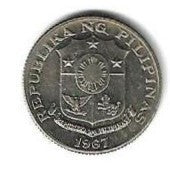 Filipinas - 10 Sentimos 1967 (Km# 198)