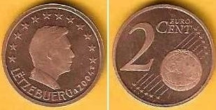 Luxemburgo - 2 Centimos 2004 (Km# 76)