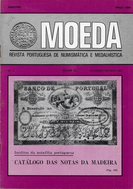 Revista Moeda - Setembro/Outubro 1981