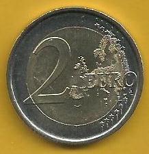 Espanha - 2 Euro 2012 (Km# 1252) 10 Anos Euro