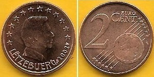 Luxemburgo - 2 Centimos 2002 (Km# 76)