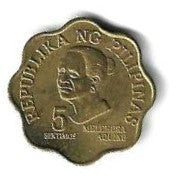 Filipinas - 5 Sentimos 1975 (Km# 206)