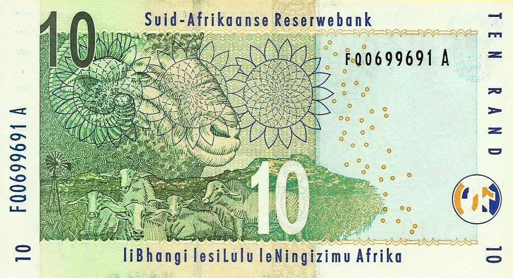 Africa Sul - 10 Rands 2010 (# 128a)