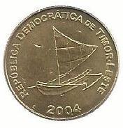 Timor Lorosae - 25 Centavos 2004 (Km# 4)