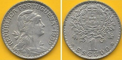 Portugal - 1$00 1959 (Km# 578)