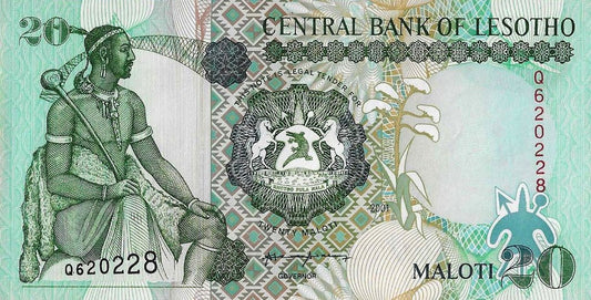 Lesoto - 20 Maloti 2001 (# 16c)