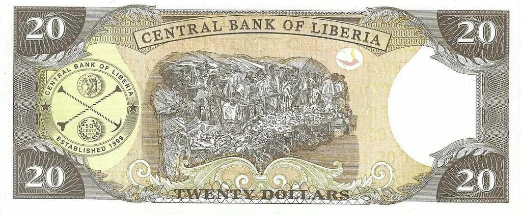 Liberia - 20 Dolares 2004 (# 28)