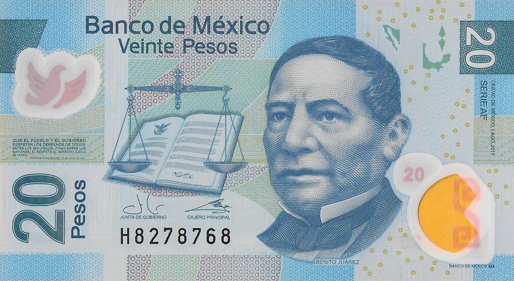 Mexico - 20 Pesos 2017 (# 122Ae)