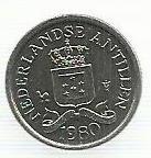 Antilhas Holandesas - 10 Centimos 1980 (Km# 10)