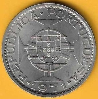 S.T.Principe - 10$00 1971 (Km# 23)