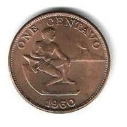 Filipinas - 1 Centavo 1960 (Km# 186)