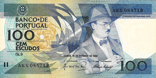 Portugal - 100$00 1986 (# 179a)