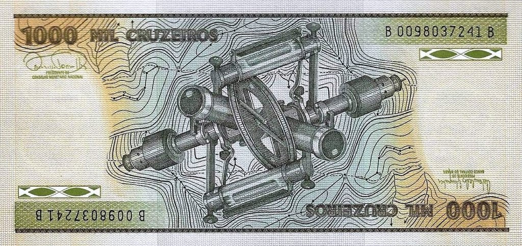 Brasil - 1000 Cruzados 1986 (# 201d)