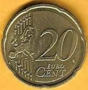 Luxemburgo - 20 Centimos 2016 (Km# 90)