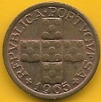 Portugal - 10 Centavos 1965 (Km# 583)