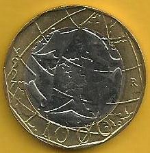 Itália - 1000 Liras 1997 (Km# 190)