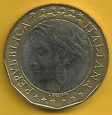 Itália - 1000 Liras 1997 (Km# 190)