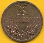 Portugal - 10 Centavos 1965 (Km# 583)