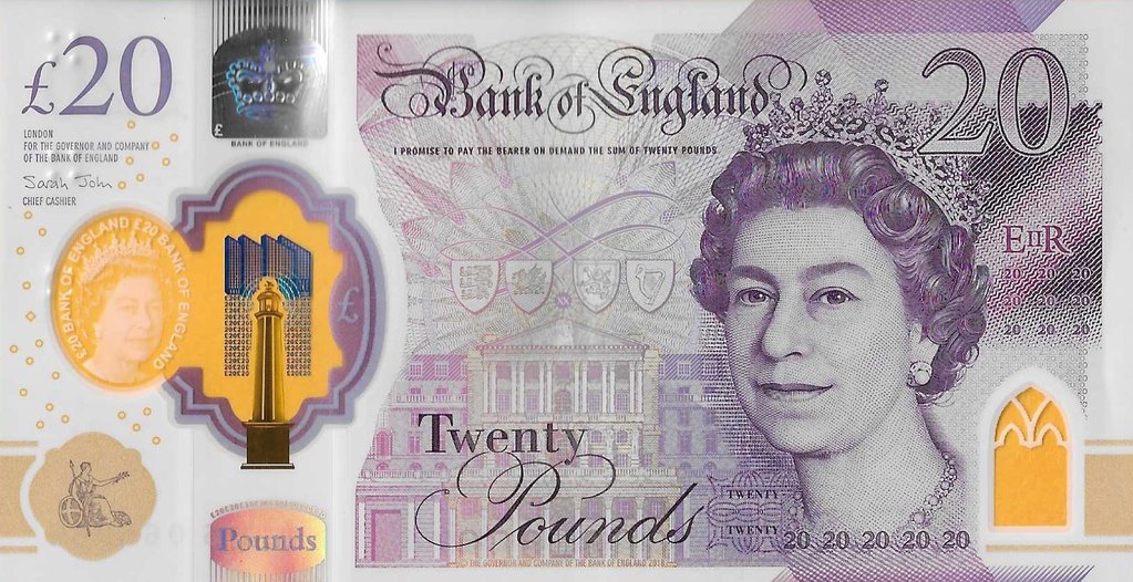 Inglaterra - 20 Libras 2018 (# ...)