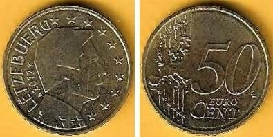 Luxemburgo - 50 Centimos 2012 (Km# 91)
