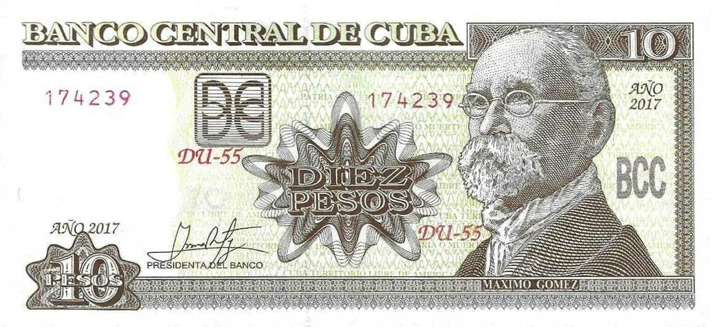 Cuba - 10 Pesos 2017 (# 117s)