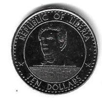 Liberia - 10 Dolares 2022 (Km# 1084)dcx