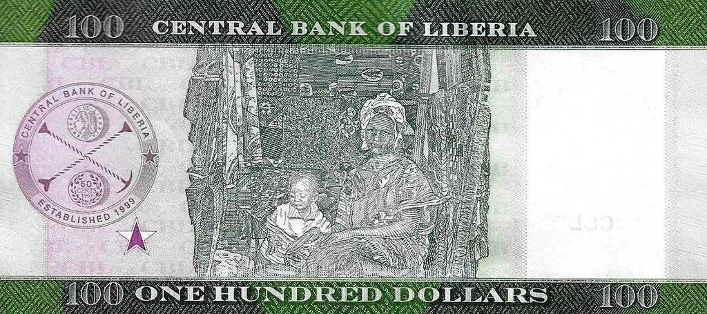Liberia - 100 Dolares 2022 (# 41a)