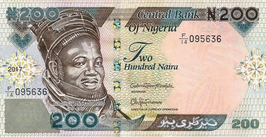 Nigeria - 200 Naira 2017 (# 29q)