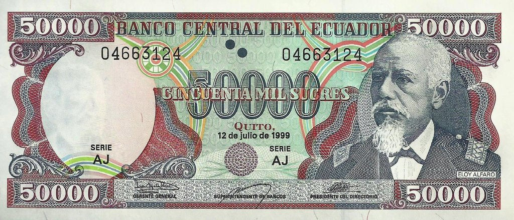 Equador - 50000 Sucres 1999 (# 130)