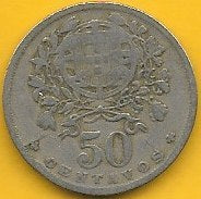 Portugal - 50 Centavos 1930 (Km# 577)