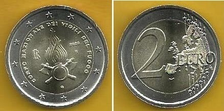 Itália - 2 Euro 2020 (Km# ..) Corpo Nacional Bombeiros