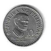 Filipinas - 10 Sentimos 1976 (Km# 207)