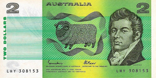 Australia - 2 Dolares 1985 (# 43e)