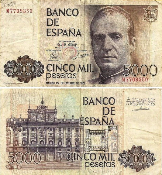 Espanha - 5000 Pesetas 1979 (# 160)