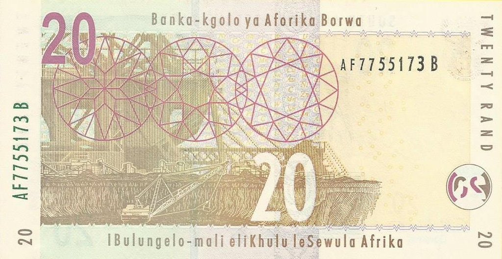 Africa Sul - 20 Rands 2010 (# 129b)