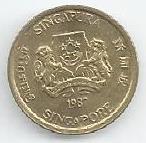 Singapura - 5 Cents 1987 (Km# 50)