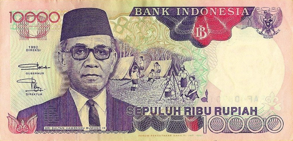 Indonésia - 10000 Rupias 1997 (# 131f)