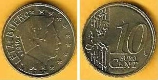 Luxemburgo - 10 Centimos 2016 (Km# 78)